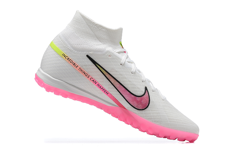 Chuteira society Nike Phantom Luna ELITE TF - branco-rosa