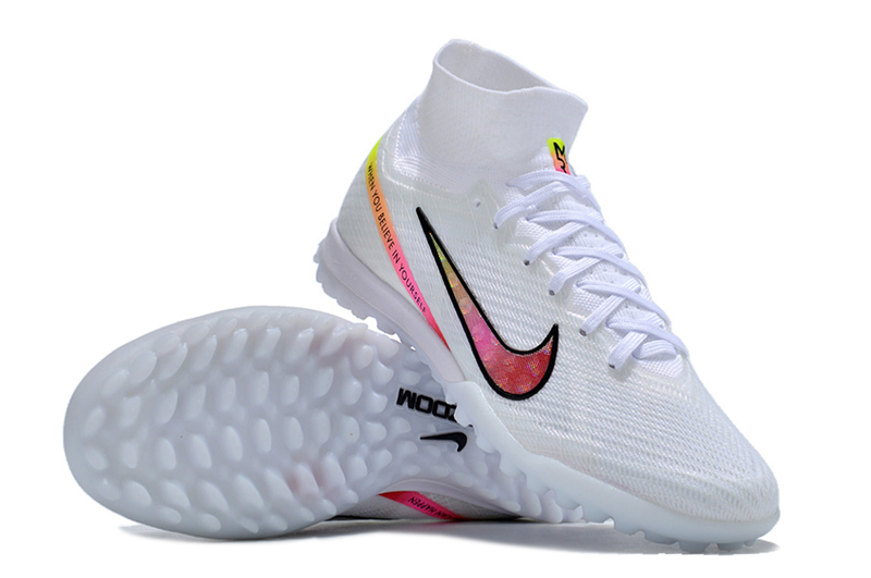 Chuteira society Nike Air Zoom Mercurial Vapor XV Elite TF - branco