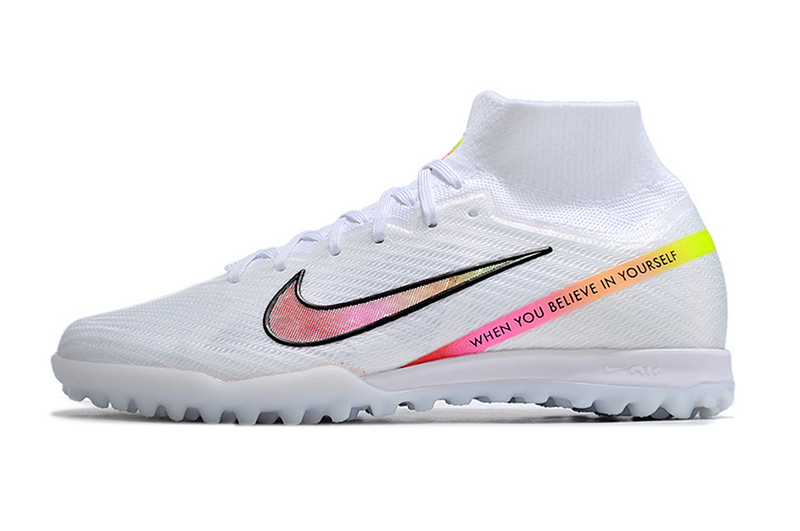 Chuteira society Nike Air Zoom Mercurial Vapor XV Elite TF - branco