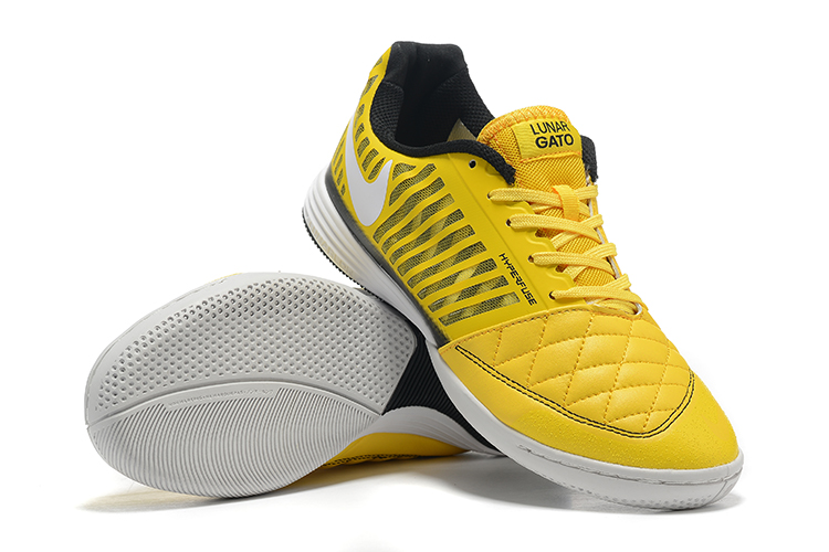 Chuteira futsal nike  Lunar Gato- amarelo