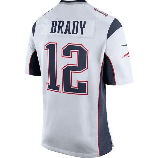 Camisa Futebol Americano Nike New England Patriots- Branco/Azul