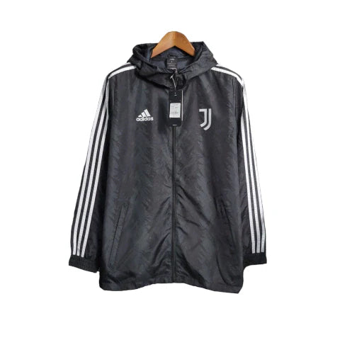 Jaqueta Corta-Vento Juventus 23/24 Masculino Adidas - Preto