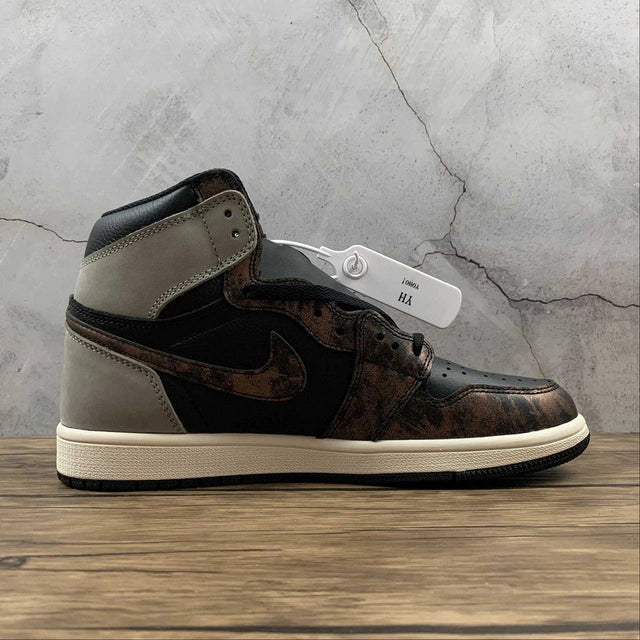 Jordan 1 Retro High Light Army Rust Shadow Patina