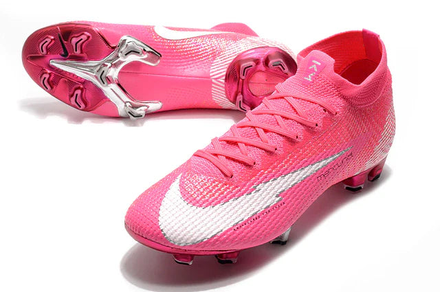 Chuteira de Campo Nike Mercurial Superfly 7 Elite Mbappé Rosa