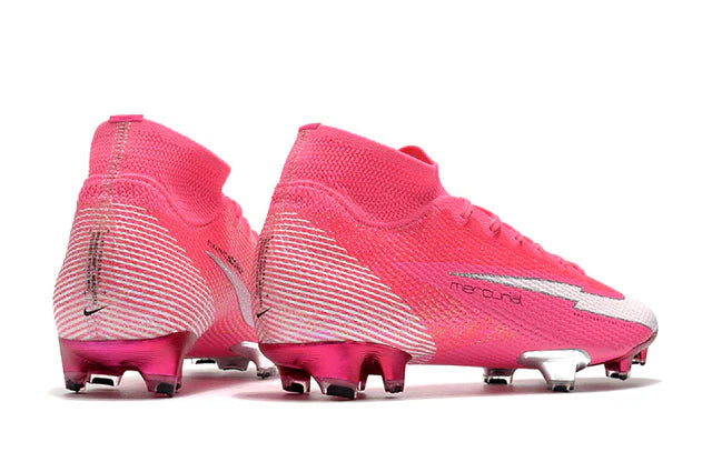 Chuteira de Campo Nike Mercurial Superfly 7 Elite Mbappé Rosa