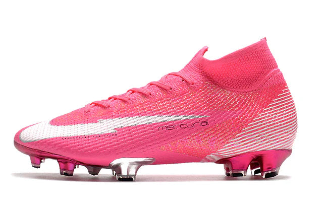 Chuteira de Campo Nike Mercurial Superfly 7 Elite Mbappé Rosa