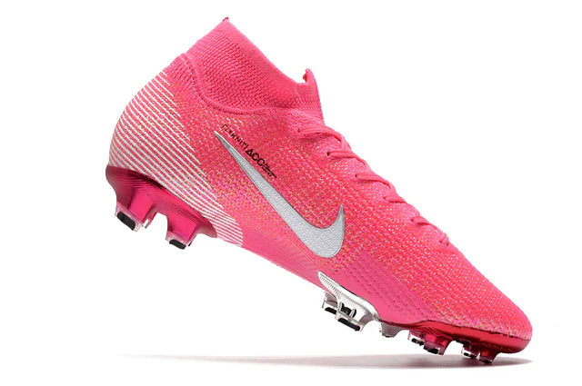 Chuteira de Campo Nike Mercurial Superfly 7 Elite Mbappé Rosa