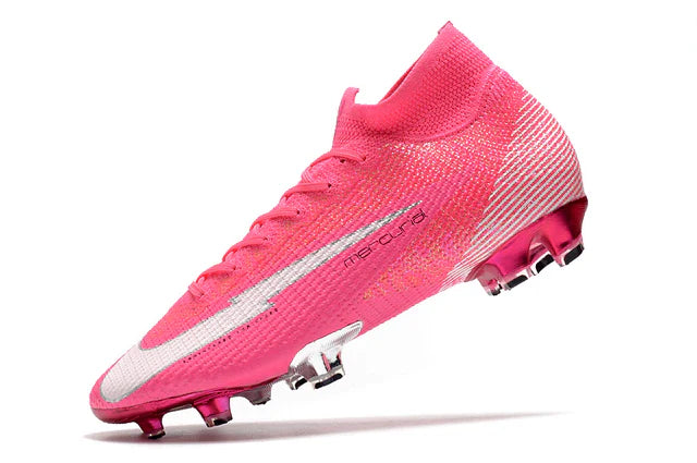 Chuteira de Campo Nike Mercurial Superfly 7 Elite Mbappé Rosa