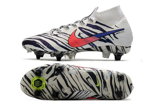 Chuteira de Campo Nike Mercurial Superfly 7 FG Elite Unissex White Tiger