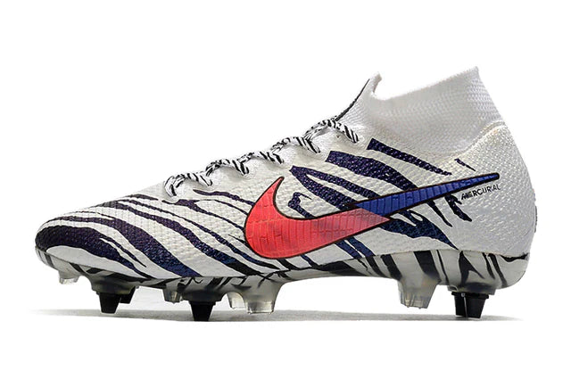 Chuteira de Campo Nike Mercurial Superfly 7 FG Elite Unissex White Tiger