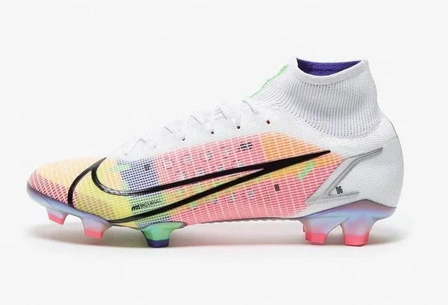 Chuteira de Campo Nike Mercurial Superfly Dragonfly 8 Elite FG White/Metallic