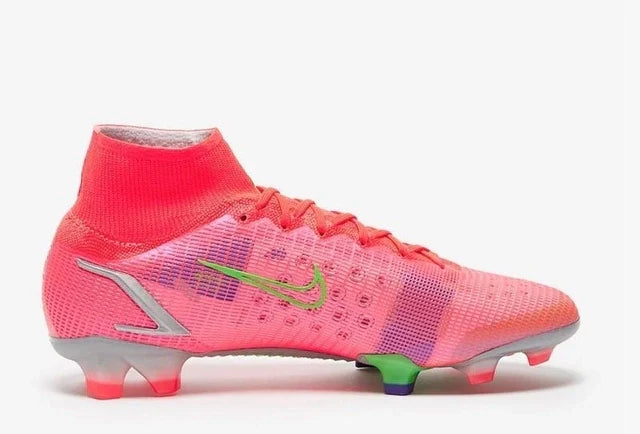 Chuteira de Campo Nike Mercurial Superfly VIII Elite FG Bright Crimson/Pink