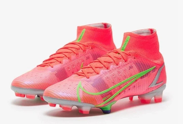 Chuteira de Campo Nike Mercurial Superfly VIII Elite FG Bright Crimson/Pink