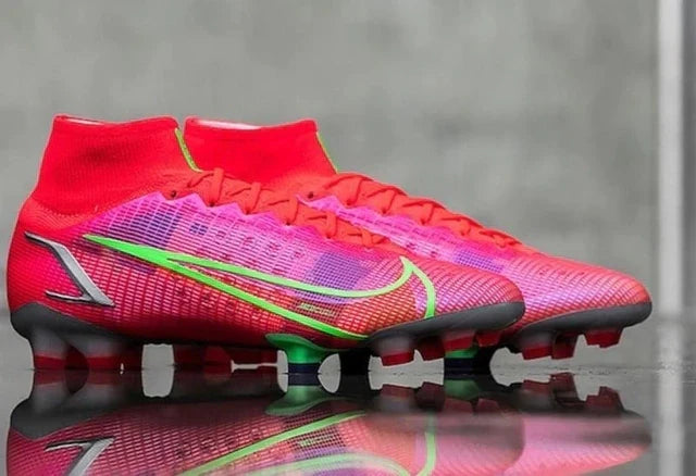 Chuteira de Campo Nike Mercurial Superfly VIII Elite FG Bright Crimson/Pink