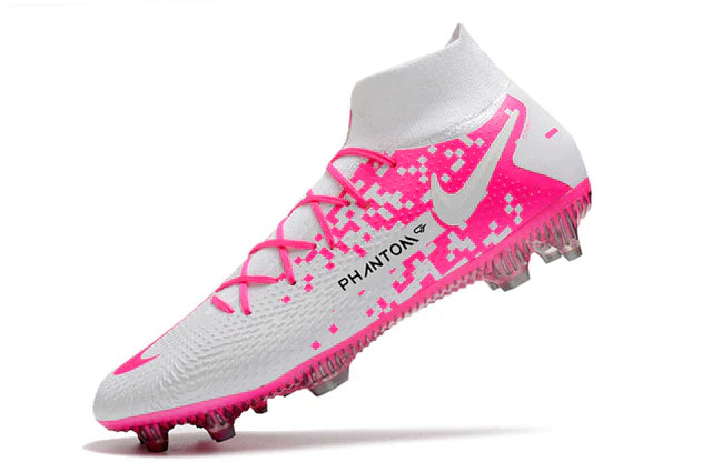 Nike Phantom GT Elite Dynamic Fit FG - Branco e PinkChuteira de Campo