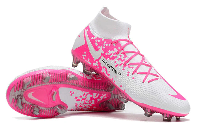 Nike Phantom GT Elite Dynamic Fit FG - Branco e PinkChuteira de Campo