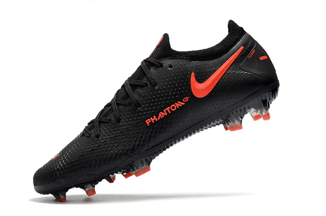 Chuteira de Campo Nike Phantom GT Elite FG Preto Vermelho