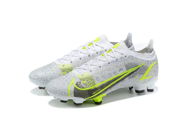 Chuteira de Campo Nike Vapor 14 Elite Safari 2 - White/Black Metallic/Silver Volt