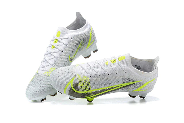 Chuteira de Campo Nike Vapor 14 Elite Safari 2 - White/Black Metallic/Silver Volt