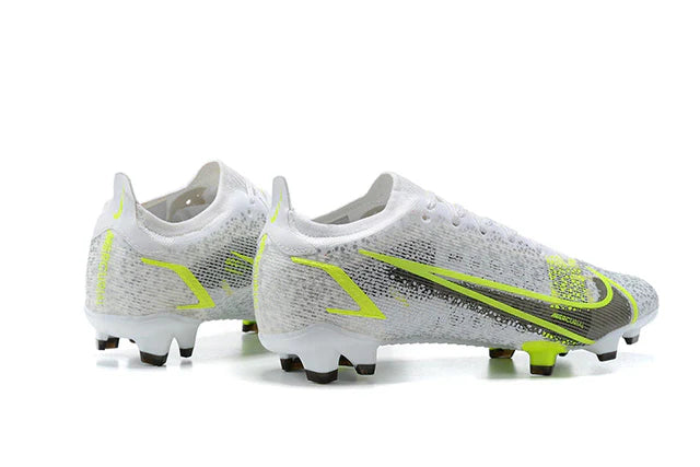 Chuteira de Campo Nike Vapor 14 Elite Safari 2 - White/Black Metallic/Silver Volt