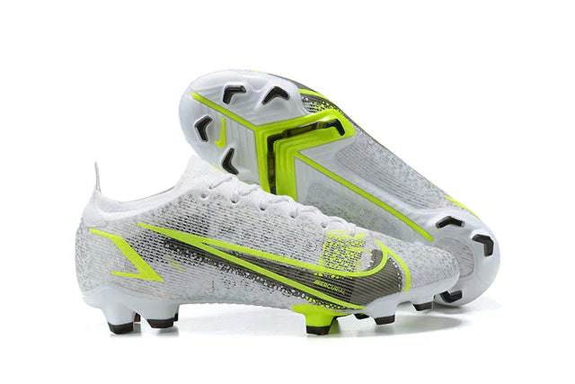 Chuteira de Campo Nike Vapor 14 Elite Safari 2 - White/Black Metallic/Silver Volt