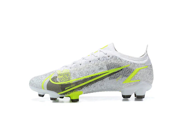 Chuteira de Campo Nike Vapor 14 Elite Safari 2 - White/Black Metallic/Silver Volt