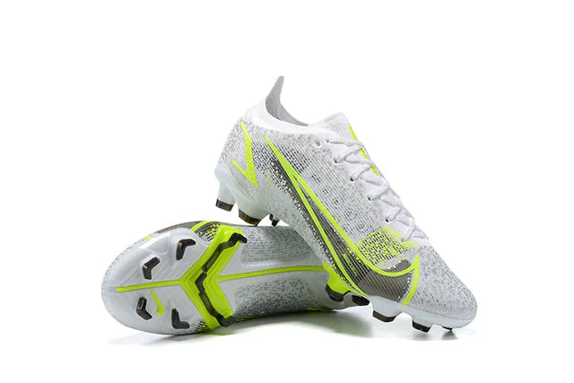 Chuteira de Campo Nike Vapor 14 Elite Safari 2 - White/Black Metallic/Silver Volt