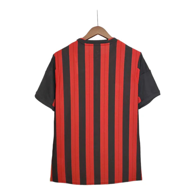 Camisa Milan Retrô 2013/2014 Vermelha e Preta - Adidas