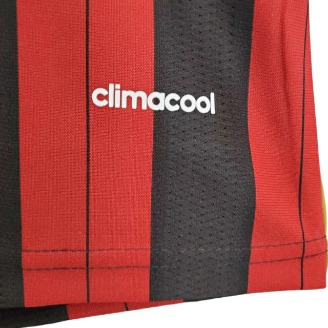 Camisa Milan Retrô 2013/2014 Vermelha e Preta - Adidas