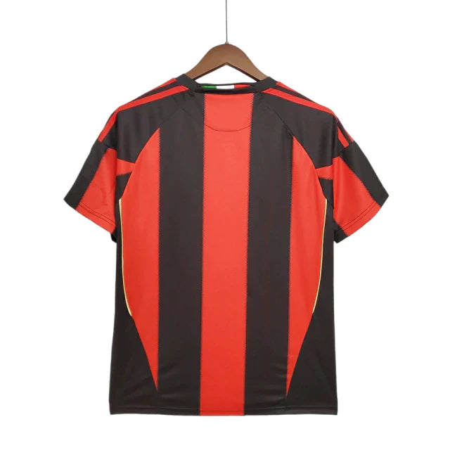 Camisa Milan Retrô 2010/2011 Vermelha e Preta - Adidas