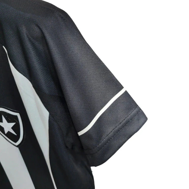 Camisa Botafogo I 23/24 - Feminina - Branco e Preto