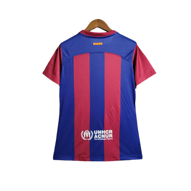 Camisa Barcelona I 23/24 - Feminina Nike - Azul e Grená