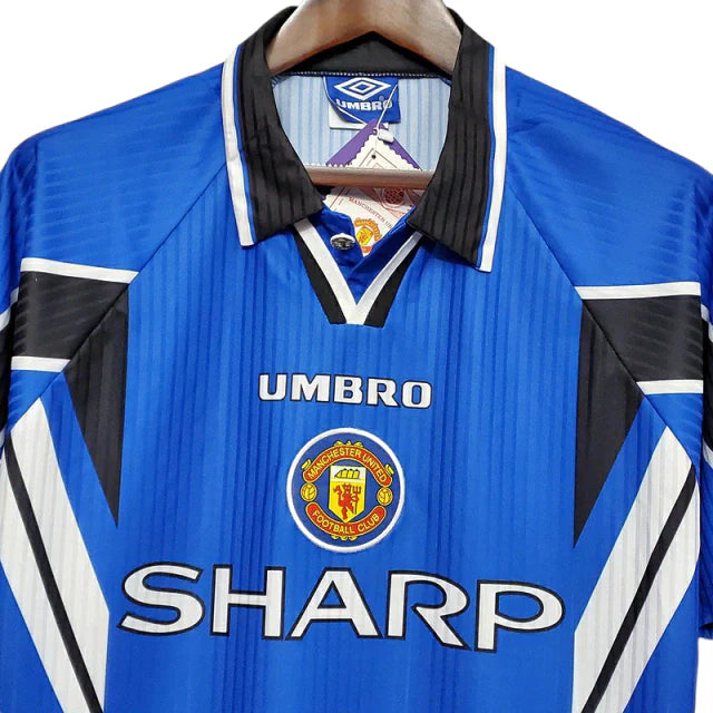 Camisa Manchester United Retrô 1996/1997 Azul - Umbro