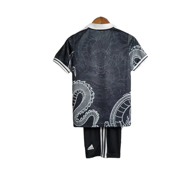 Kit Infantil Real Madrid Adidas 23/24 - Preto