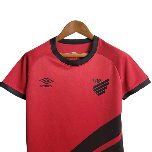 Kit Infantil Athletic Paranaense I Umbro 23/24 - Vermelho e Preto