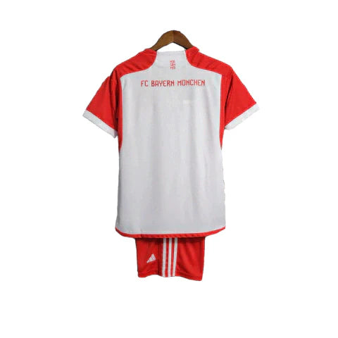 Kit Infantil Bayern de Munique I Adidas 23/24 - Branco