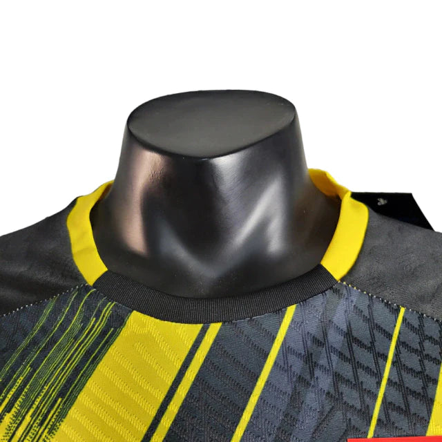 Camisa Watford Home 23/24 Jogador Kelme Masculina - Amarelo e Preto