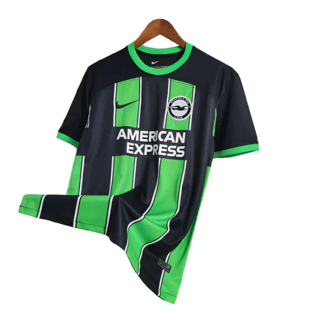 Camisa Brigthon Away 23/24 - Torcedor Nike Masculina - Verde e Preto