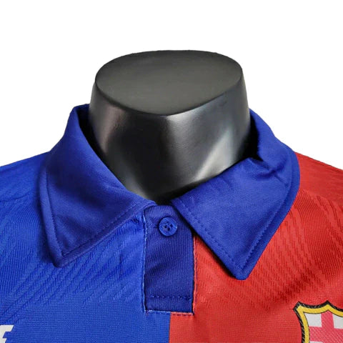 Camisa Barcelona 23/24 Jogador Nike Masculina - Azul e Vermelho