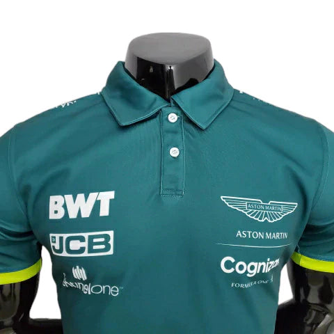 Camisa Aston Martin 23/24 Fórmula 1 - Masculina - Verde