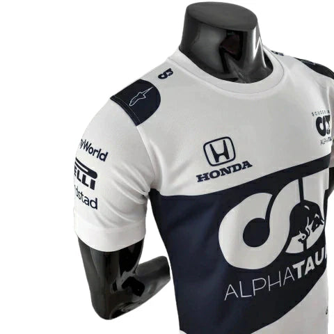 Camisa Alpha Tauri 23/24 Fórmula 1 - Masculina - Branco