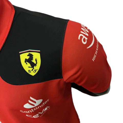 Camisa Ferrari 23/24 Fórmula 1 - Masculina - Vermelho