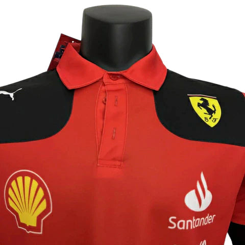 Camisa Ferrari 23/24 Fórmula 1 - Masculina - Vermelho