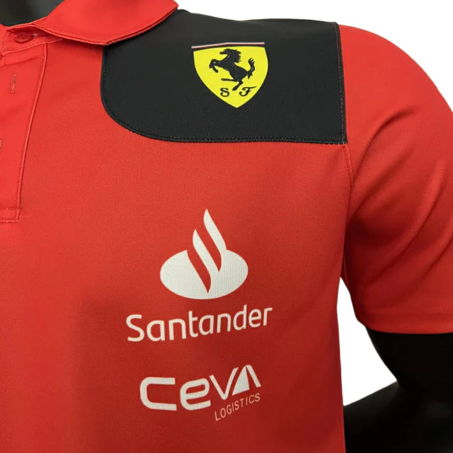 Camisa Ferrari 23/24 Fórmula 1 - Masculina - Vermelho