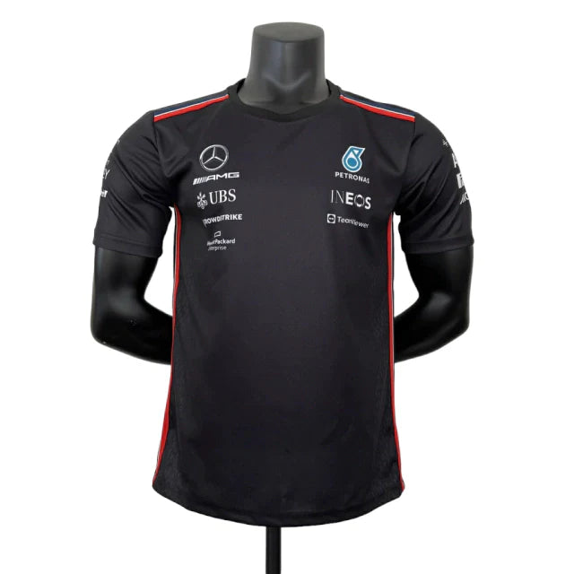 Camisa Mercedes 23/24 Fórmula 1 - Masculina - Preto