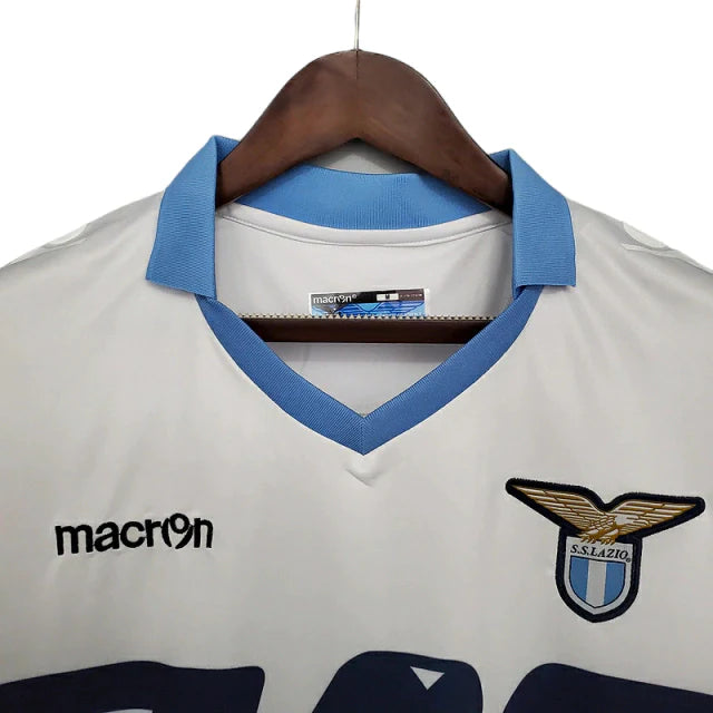 Camisa Lazio Retrô 2014 Azul e Branca - Macron