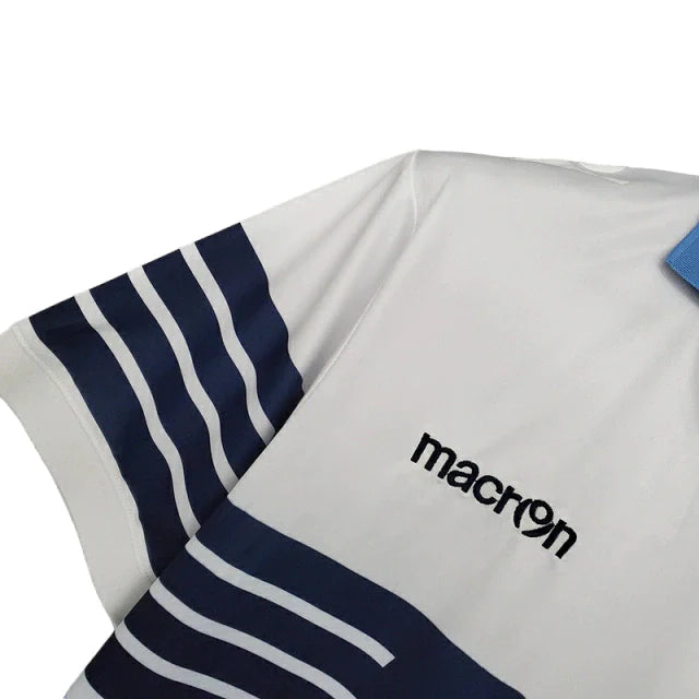 Camisa Lazio Retrô 2014 Azul e Branca - Macron