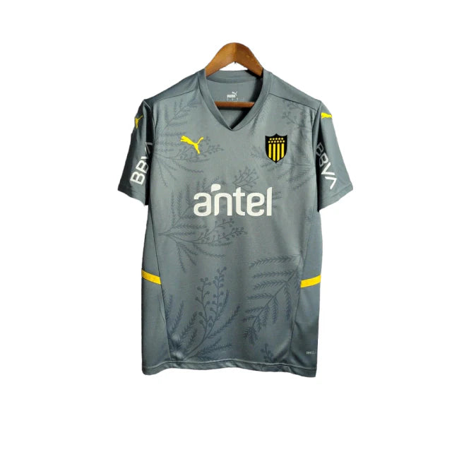 Camisa Peñarol Home 22/23 Torcedor Puma Masculina - Amarela e Cinza