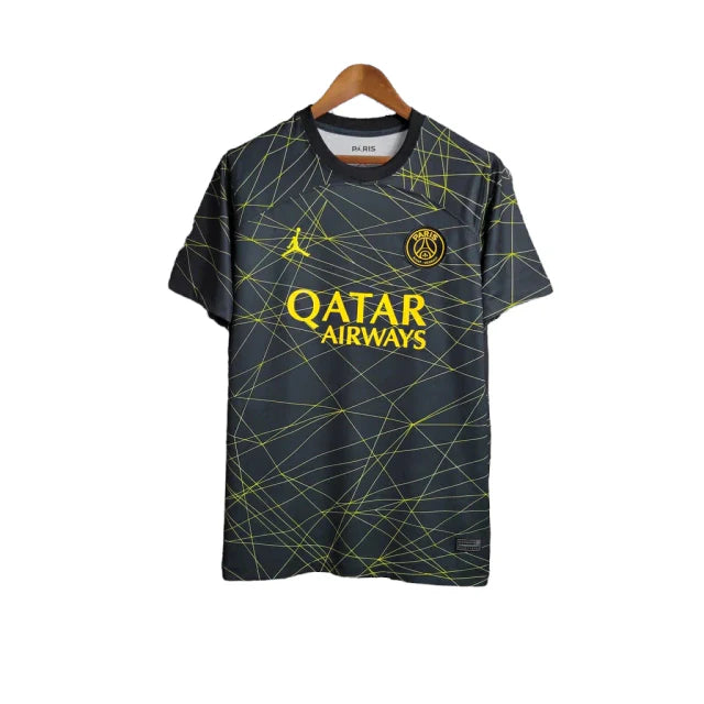 Camisa PSG IV 23/24 Torcedor Jordan Masculina - Preto