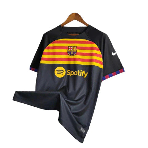 Camisa Barcelona Treino 23/24 Torcedor Nike Masculina - Preto